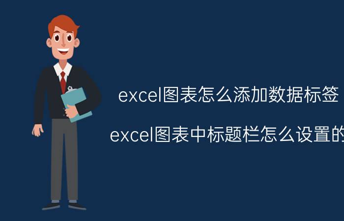 excel图表怎么添加数据标签 excel图表中标题栏怎么设置的？